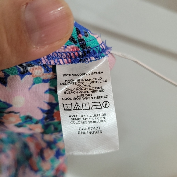 LOFT Daisy Tie Back Flounce Dress - Picture 4 of 10